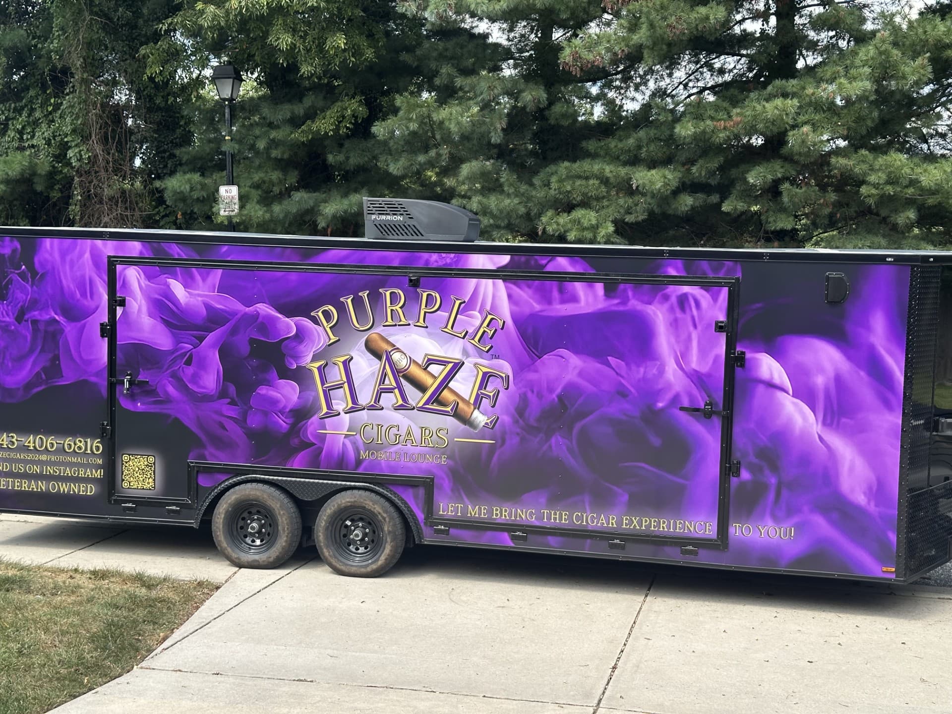 VIP cigar experience at golf tournament in Virginia